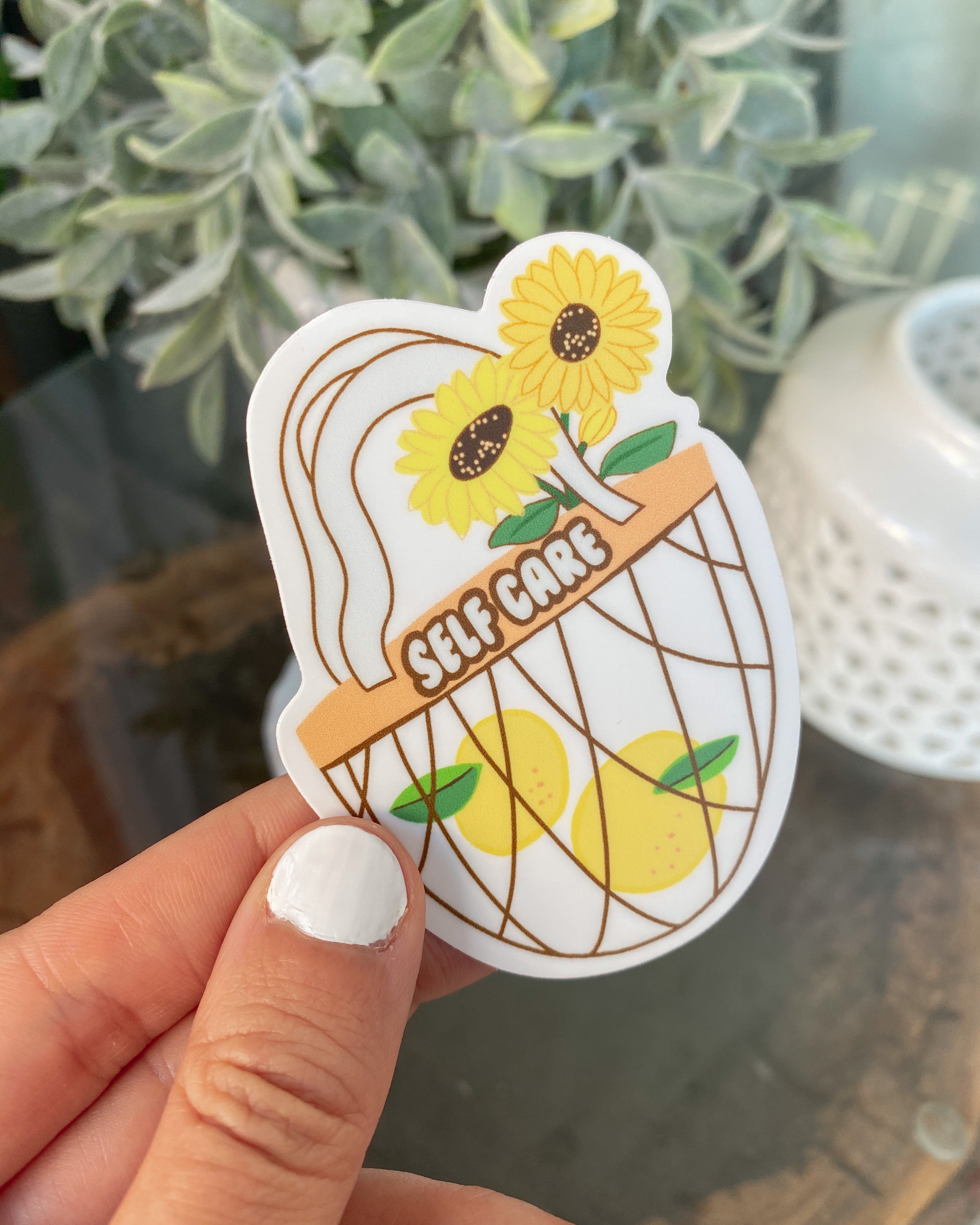 Self Care Sticker