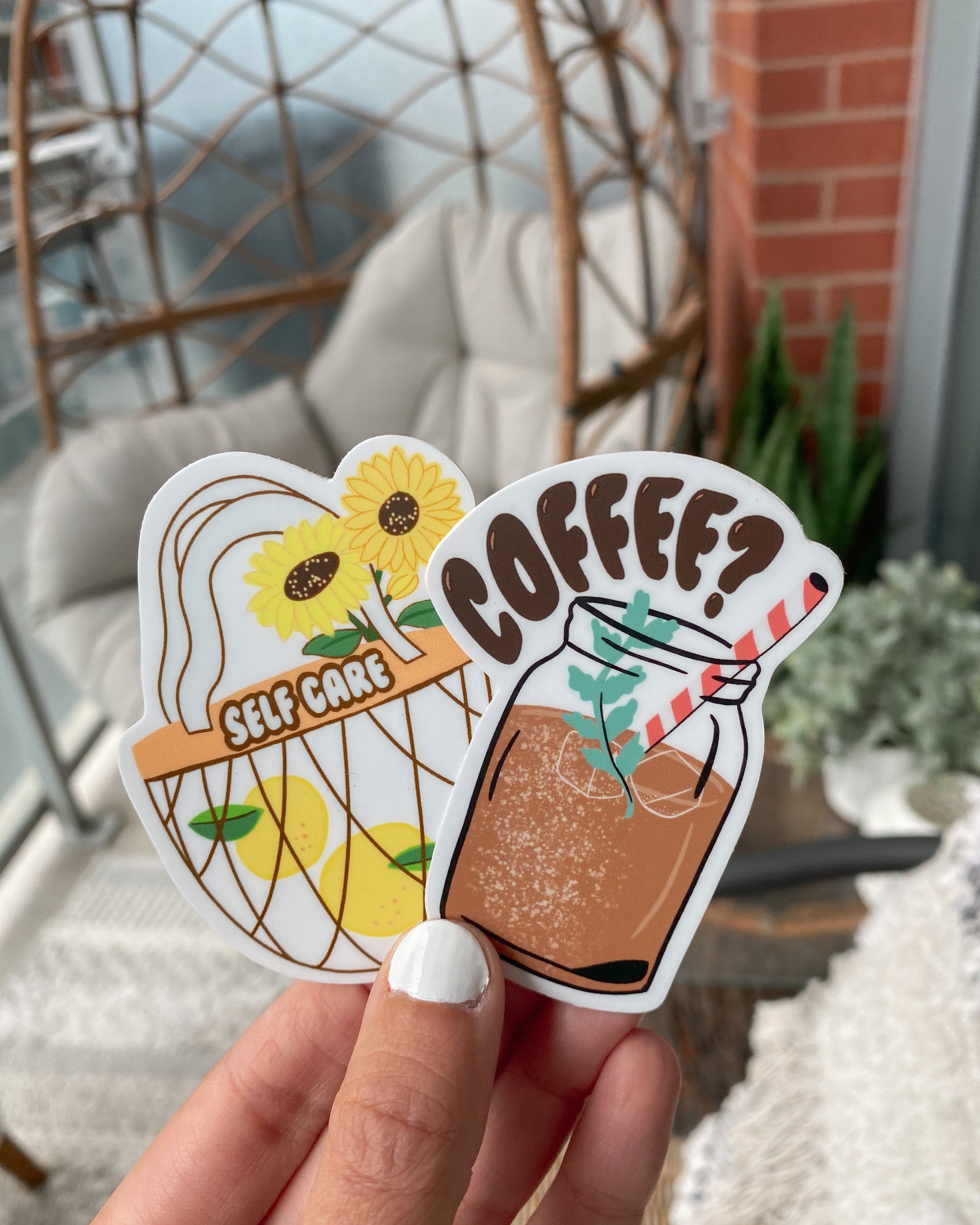 Iced Coffee Sticker
