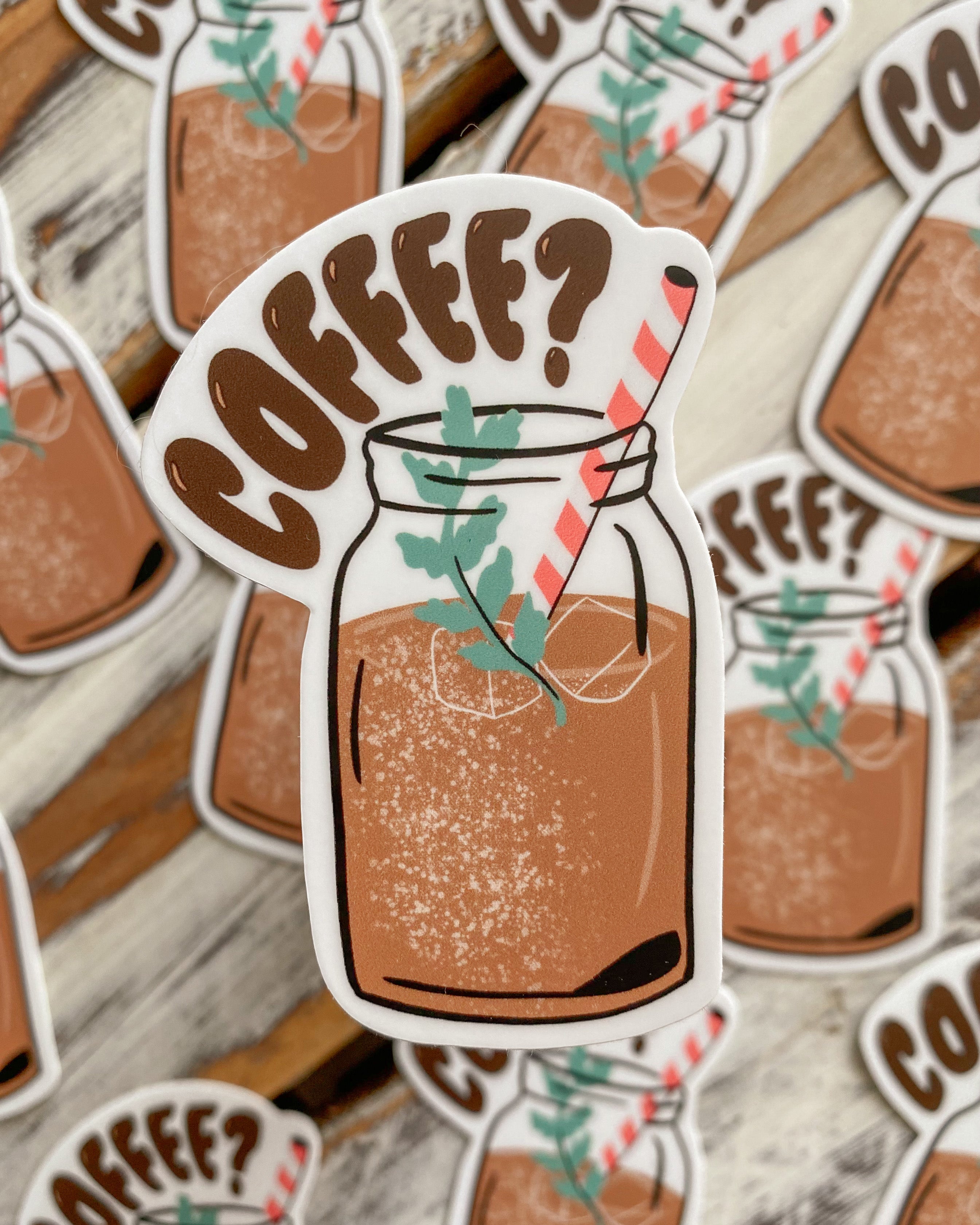 Iced Coffee Sticker