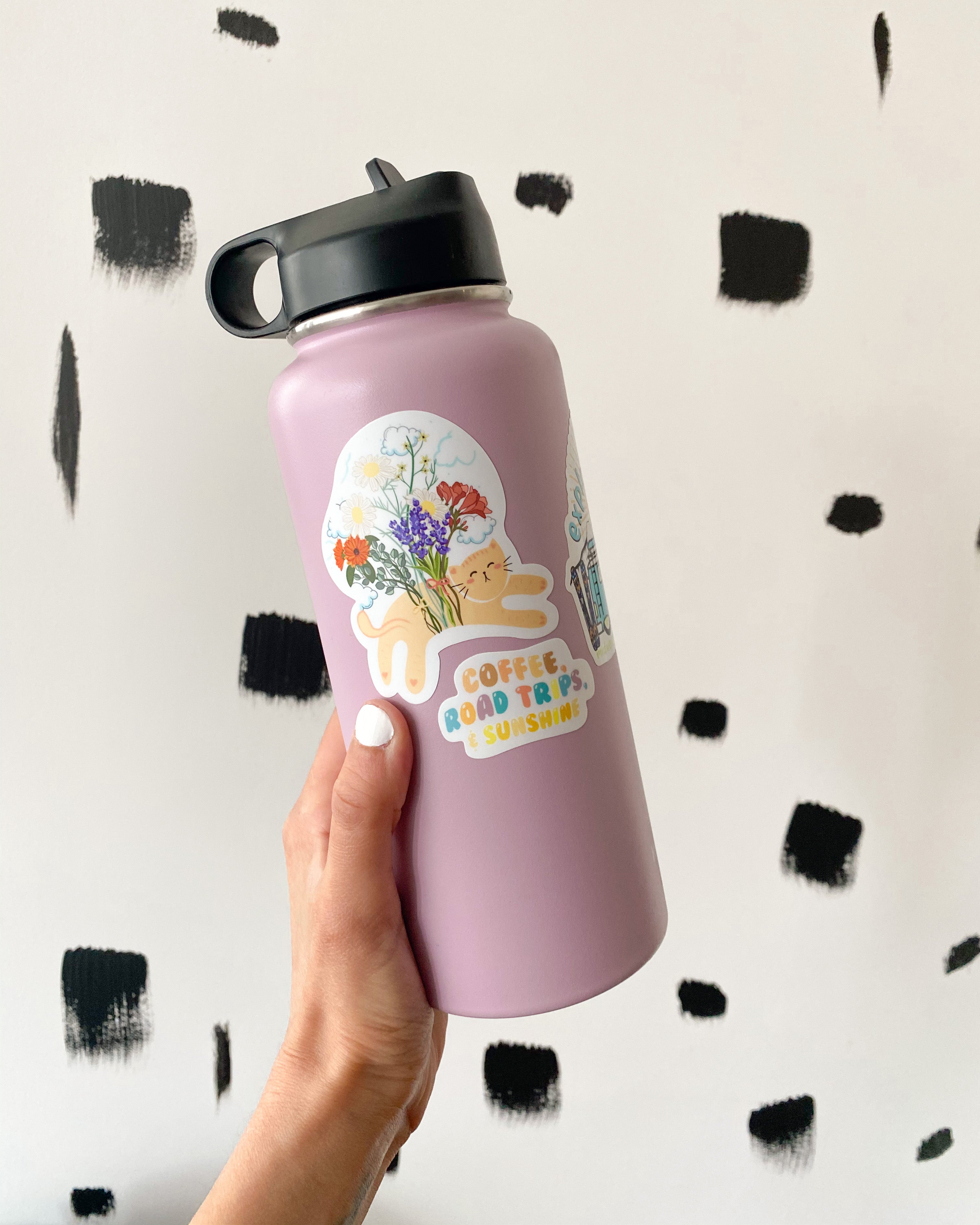 Flowers Give You Wings Sticker