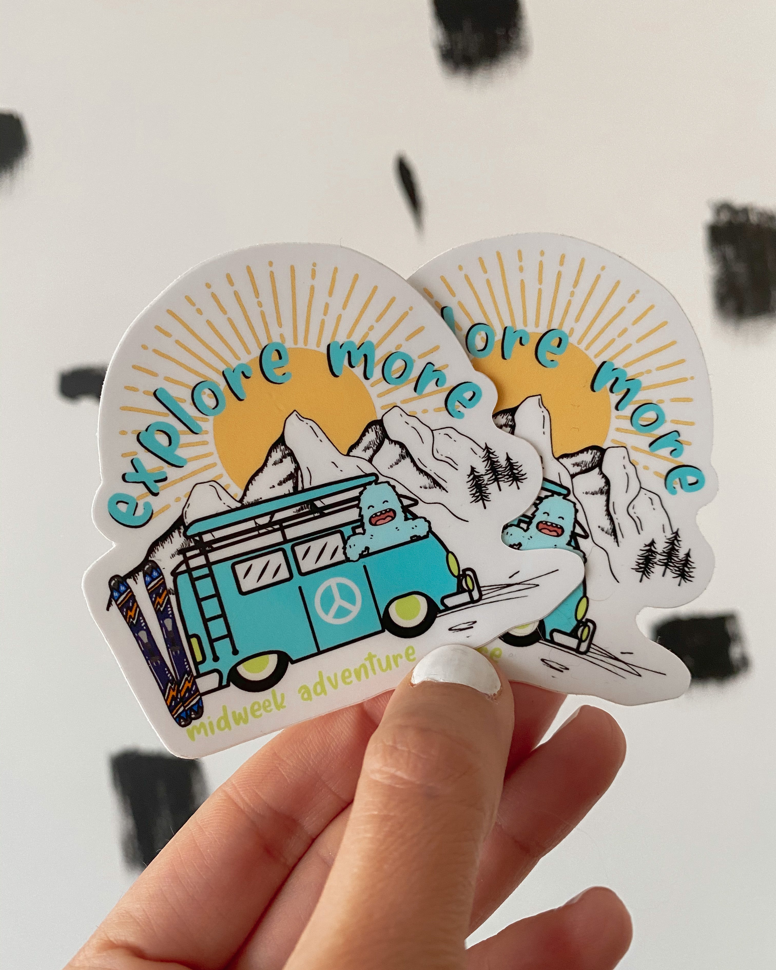 Explore More Sticker
