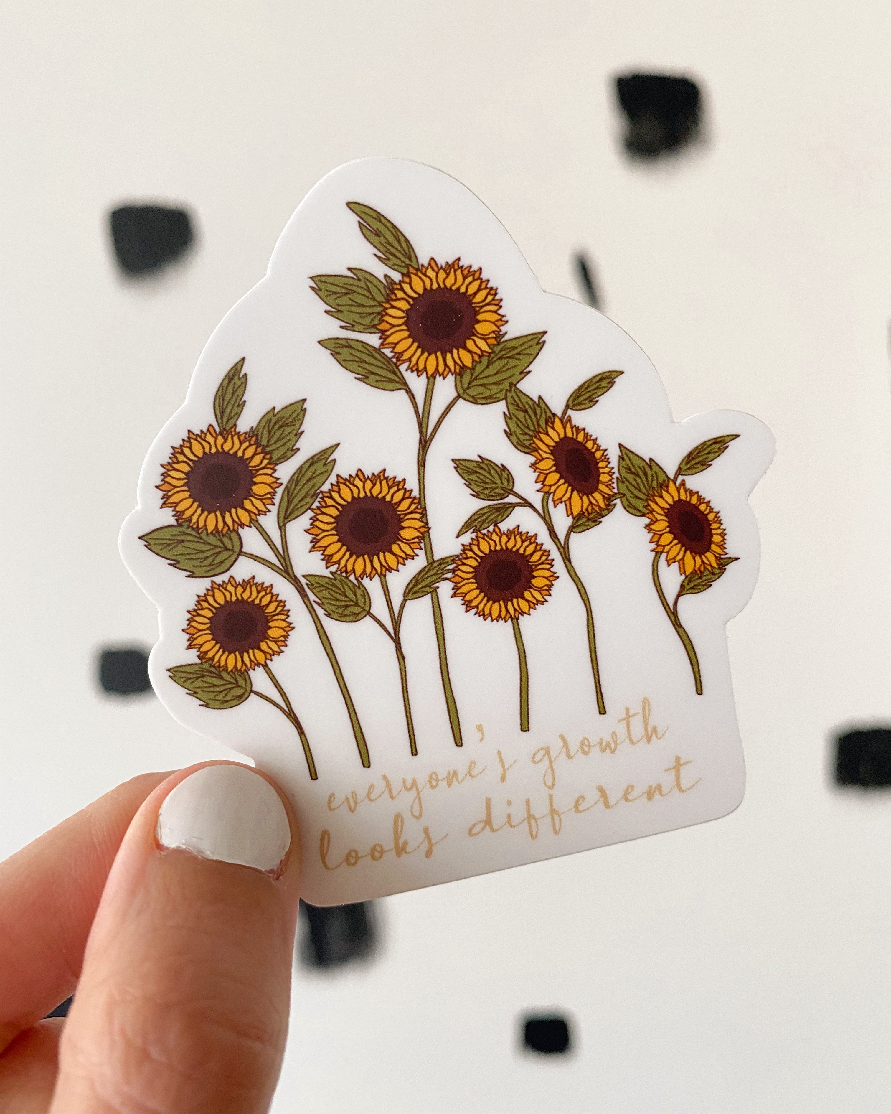 Everyone's Growth Is Different Sticker