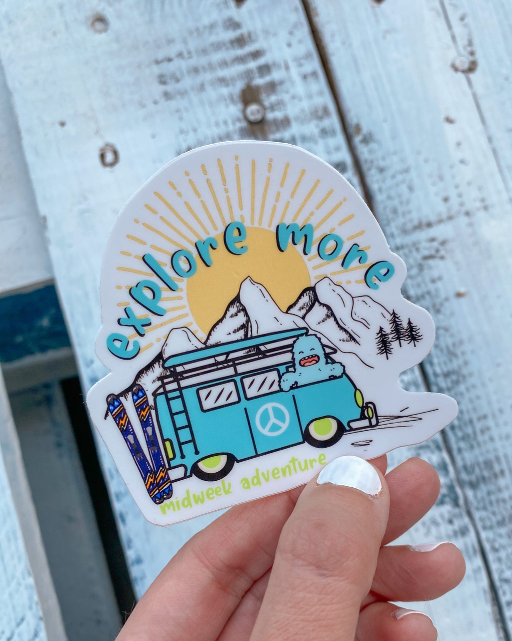 Explore More Sticker